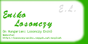 eniko losonczy business card